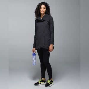 Lululemon Gratitude Wrap sweatshirt jacket black size 8
